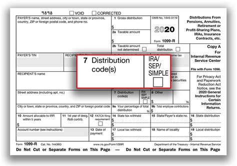 1099 r distribution code 7 in box 7|1099 r minimum reporting amount.